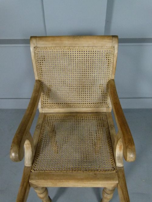 fig 2. Rare 19th Century Victorian Sedan Beech Armchair