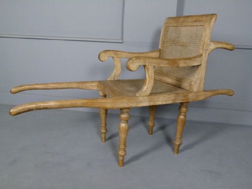 fig 3. Rare 19th Century Victorian Sedan Beech Armchair