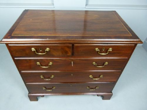 fig 1. Georgian Mahogany Chest Of Drawers c1760