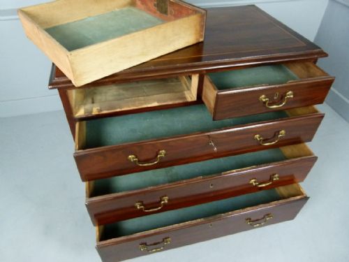 fig 3. Georgian Mahogany Chest Of Drawers c1760
