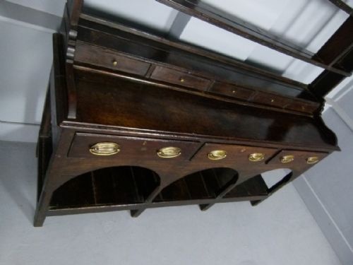 fig 4. Georgian 18thc Pot Board Oak Dresser