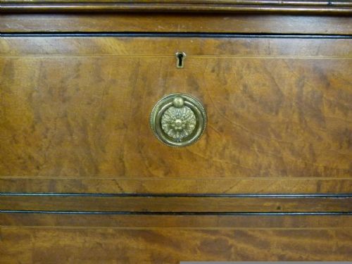 fig 3. Fine Quality Maple & Co Mahogany Chest Of Drawers