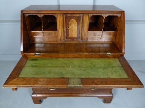 fig 3. Georgian 18thc Small Mahogany Bureau Desk c1760.