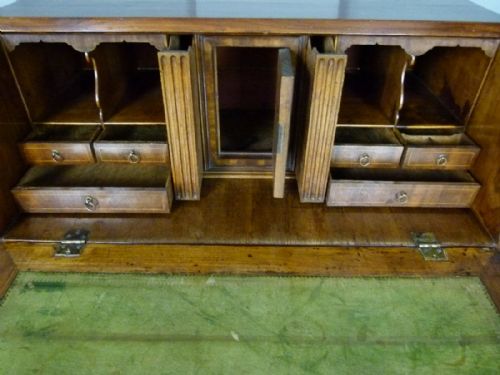 fig 4. Georgian 18thc Small Mahogany Bureau Desk c1760.
