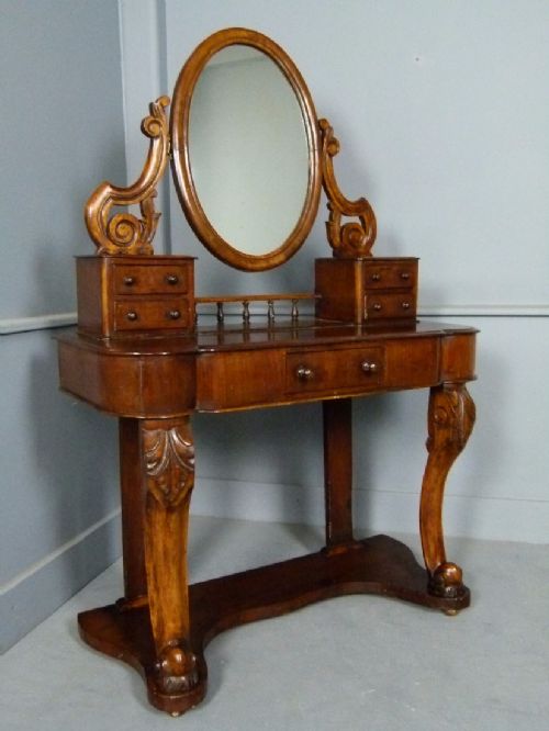 fig 1. A Very Sweet Small Victorian Mahogany Duchess Dressing Table