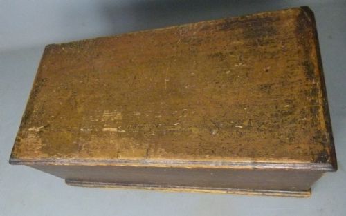 fig 1. Patinated Victorian Pine Chest- Original Paint 