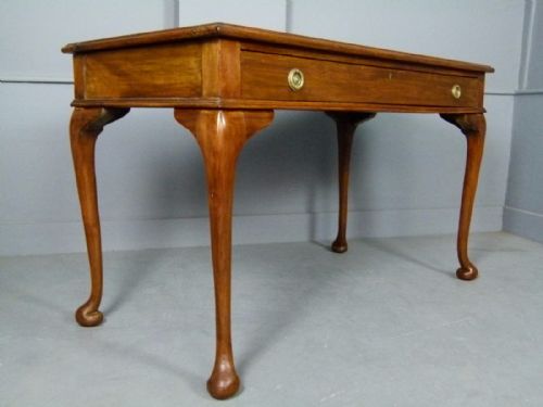 Elegant Georgian Style Walnut Writing Table  C1920