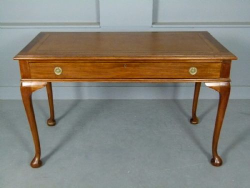 fig 1. Elegant Georgian Style Walnut Writing Table c1920