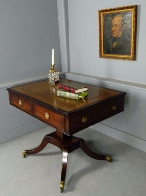 Regency Mahogany Library / Writing Table