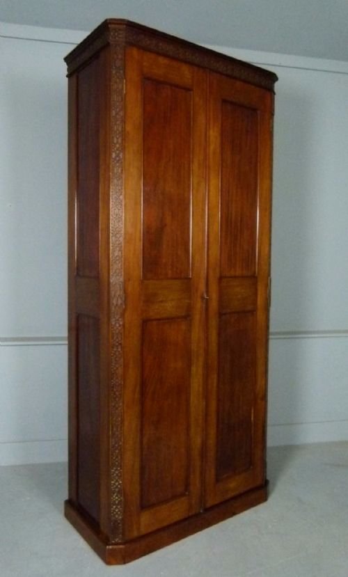 Quality Victorian Mahogany Wardrobe / Hall Cupboard