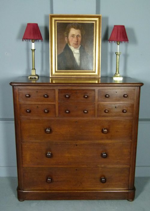 Superb Quality Large Victorian Mahogany Chest of Drawers