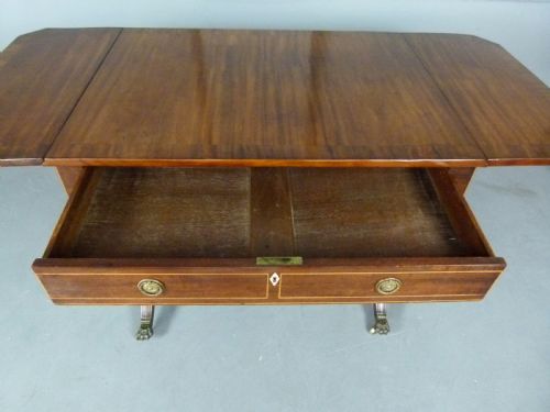 fig 3. Elegant Regency Mahogany Pembroke Table