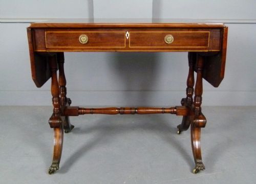 fig 4. Elegant Regency Mahogany Pembroke Table