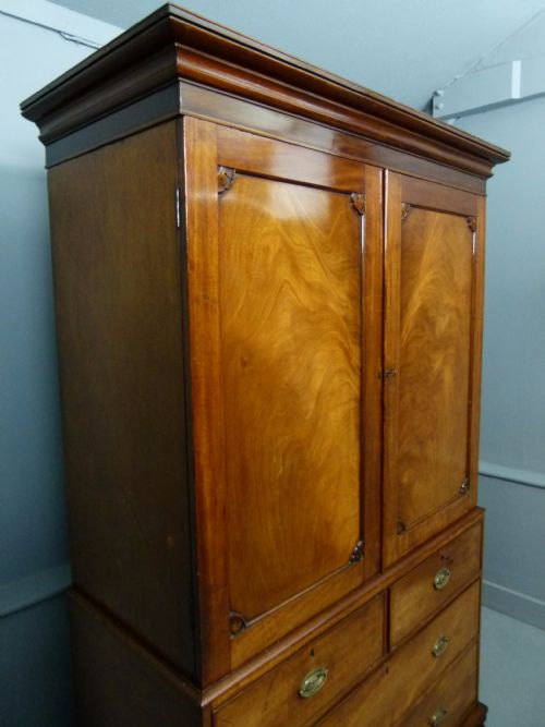 fig 2. William IV Mahogany Linen-Press c1830