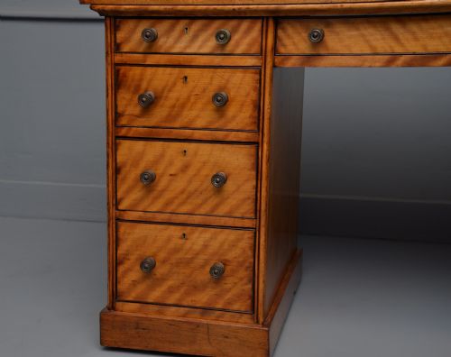 fig 3. Victorian Satinwood Desk