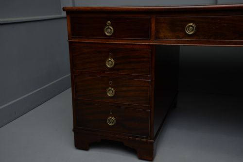 fig 2. 19th Century Mahogany Partners Desk
