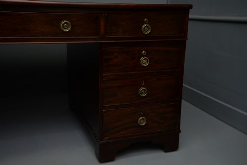 fig 3. 19th Century Mahogany Partners Desk
