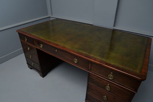 fig 4. 19th Century Mahogany Partners Desk