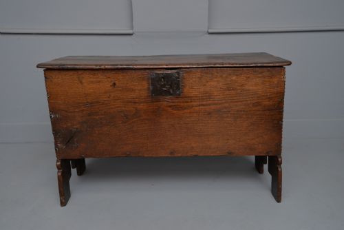 fig 2. 17th Century Oak Six Plank Coffer