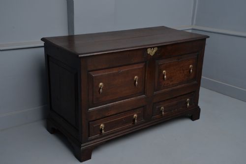 fig 2. 18th Century Oak Mule Chest