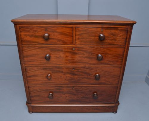 fig 2. Handsome Victorian Mahogany Chest Of Drawers