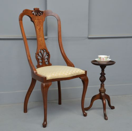Very Pretty Edwardian Mahogany Desk / Bedroom Chair