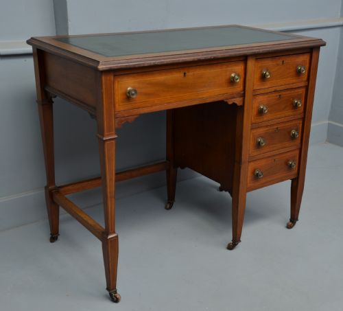Elegant Edwardian Ladies Mahogany Writing Desk / Table