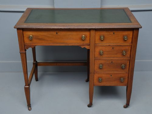 fig 4. Elegant Edwardian Ladies Mahogany Writing Desk 