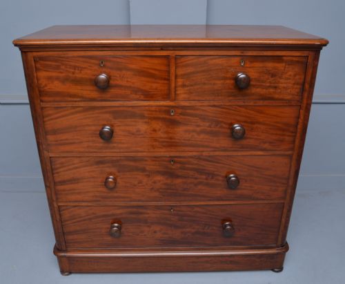 fig 2. Handsome Victorian Mahogany Chest Of Drawers