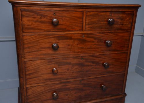 fig 3. Handsome Victorian Mahogany Chest Of Drawers