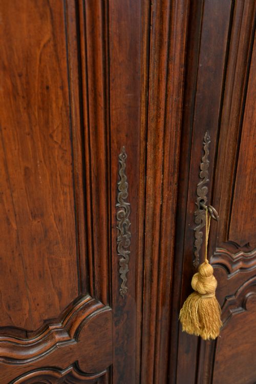 fig 6. Very Sweet Small 18thc French Walnut Armoire