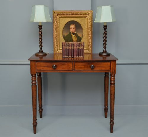 fig 1. Regency Mahogany Side Hall Table