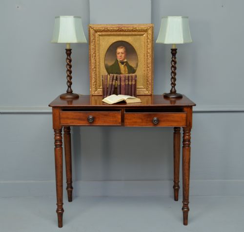 fig 2. Regency Mahogany Side Hall Table