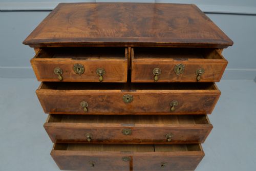 fig 3. William & Mary Walnut Chest Of Drawers