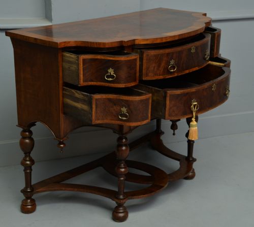 fig 2. William & Mary Style Walnut Side Table