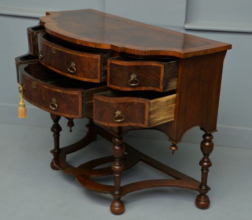 fig 3. William & Mary Style Walnut Side Table
