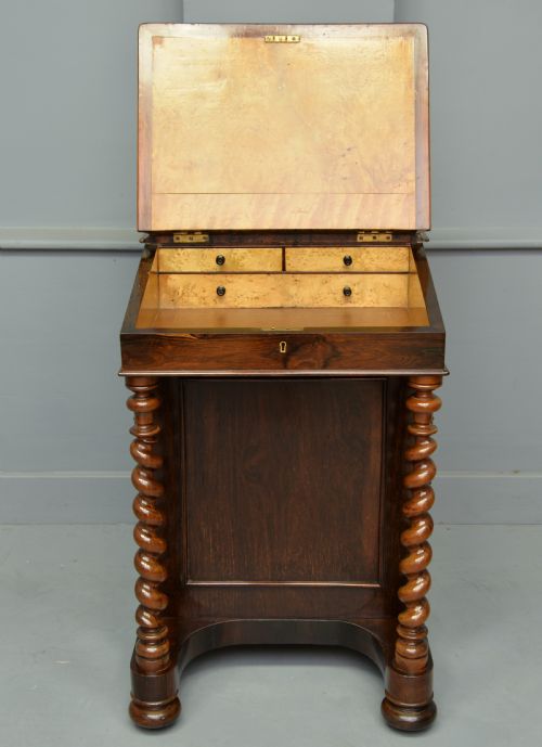 fig 2. William IV Rosewood Davenport Desk