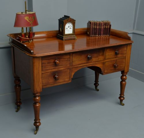 fig 1. Superb Victorian Mahogany Writing Table Desk