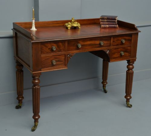 fig 1. Pretty Victorian Mahogany Writing Table