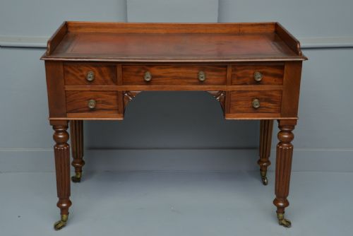 fig 2. Pretty Victorian Mahogany Writing Table