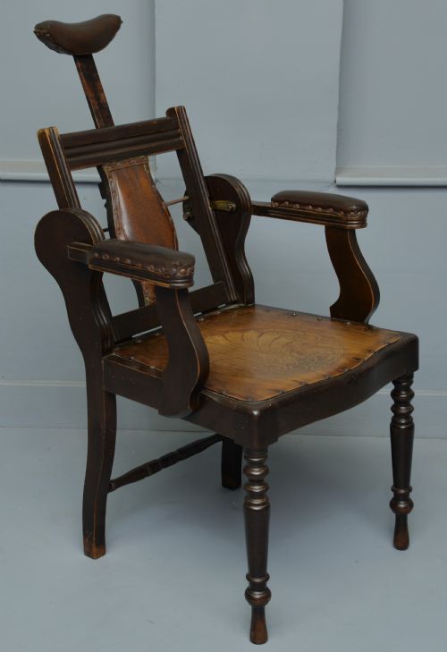 Edwardian Adjustable Barbers Chair