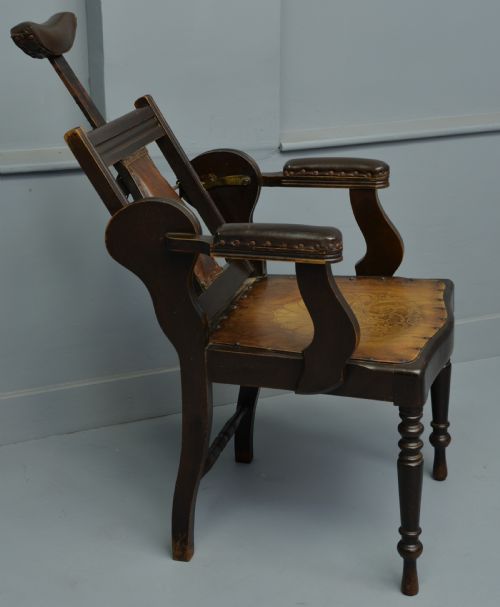 fig 2. Edwardian Adjustable Barbers Chair