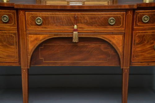 fig 3. Elegant Georgian Sheraton Mahogany Inlaid Sideboard