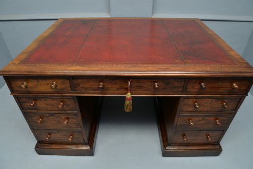 fig 2. Victorian Mahogany Partners Desk