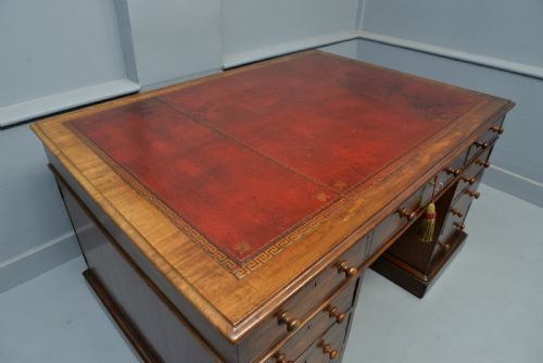 fig 3. Victorian Mahogany Partners Desk