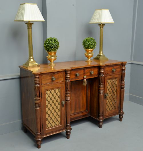 fig 1. Elegant William IV Mahogany Sideboard