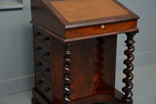 WILLIAM IV MAHOGANY DAVENPORT DESK - ADDITIONAL PHOTO 3
