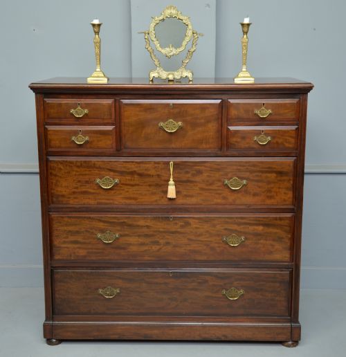 Edwardian James Shoolbred Mahogany Chest of Drawers