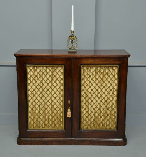 Small Regency Mahogany Side Cabinet