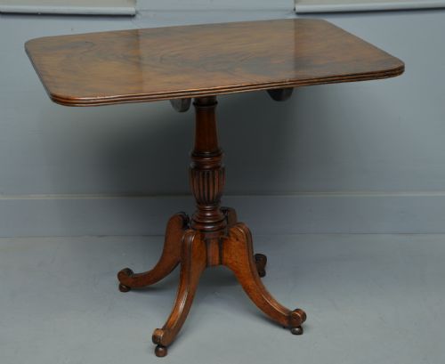 Regency Mahogany Snap-top Occasional / Side / Hall Table